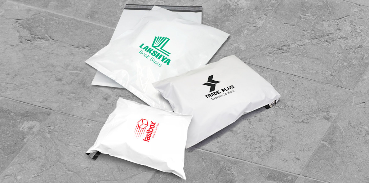 Custom printed courier bags store